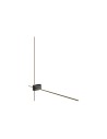 Maytoni Pars LED wall lamp/wall lamp 12W 1050lm 3000K Black, Gold C070WL-L12GB3K