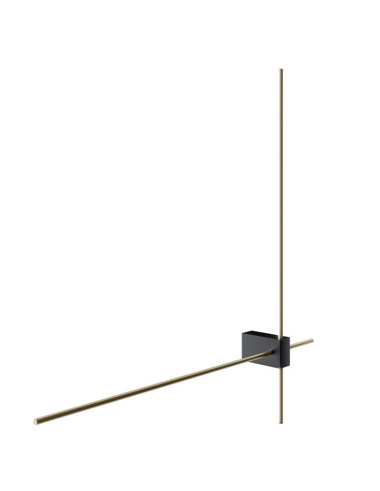 Wall lamps - Maytoni Pars LED wall lamp/wall lamp 12W 1050lm 3000K Black, Gold C070WL-L12GB3K - product kolory-swiatla.pl 2
