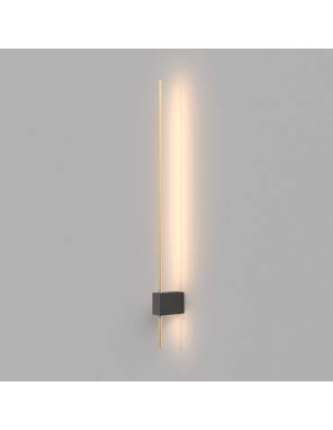 Maytoni Pars Kinkiet/Ścienna LED 6W 500lm 3000K Czarny, Złoty C070WL-L6GB3K