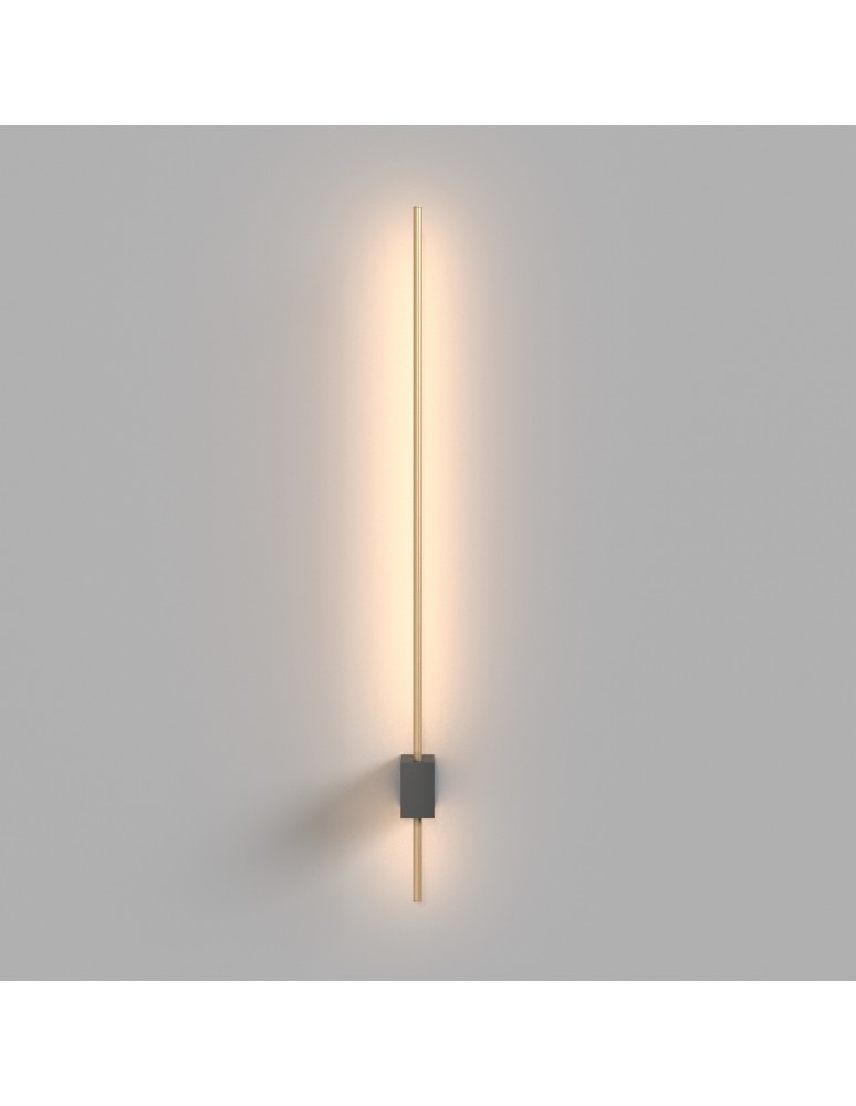 Wall lamps - Maytoni Pars LED wall lamp/wall lamp 6W 500lm 3000K Black, Gold C070WL-L6GB3K - product kolory-swiatla.pl 6