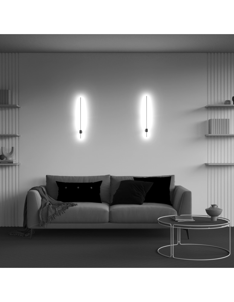 Wall lamps - Maytoni Pars LED wall lamp/wall lamp 6W 500lm 3000K Black, Gold C070WL-L6GB3K - product kolory-swiatla.pl 9