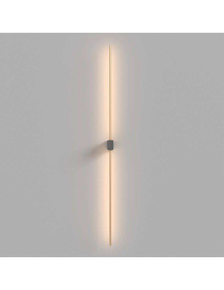 Wall lamps - Maytoni Pars LED wall lamp/wall lamp 12W 1050lm 3000K Black, Gold C071WL-L12GB3K - product kolory-swiatla.pl 4