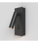 Wall lamps - Maytoni Mirax Wall lamp/wall switch with LED reading switch 3W 200lm 3000K Black C041WL-L3B3K - product 1