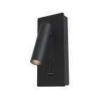 Wall lamps - Maytoni Mirax Wall lamp/wall switch with LED reading switch 3W 200lm 3000K Black C041WL-L3B3K - product 4