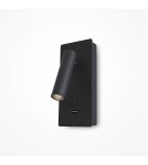 Wall lamps - Maytoni Mirax Wall lamp/wall switch with LED reading switch 3W 200lm 3000K Black C041WL-L3B3K - product 7