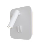Wall lamps - Maytoni Ios 176 Wall lamp/wall switch with LED reading switch 9W 550lm 3000K White C175-WL-01-6W-W - product 1