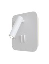 Maytoni Ios 176 Wall lamp/wall switch with LED reading switch 9W 550lm 3000K White C175-WL-01-6W-W