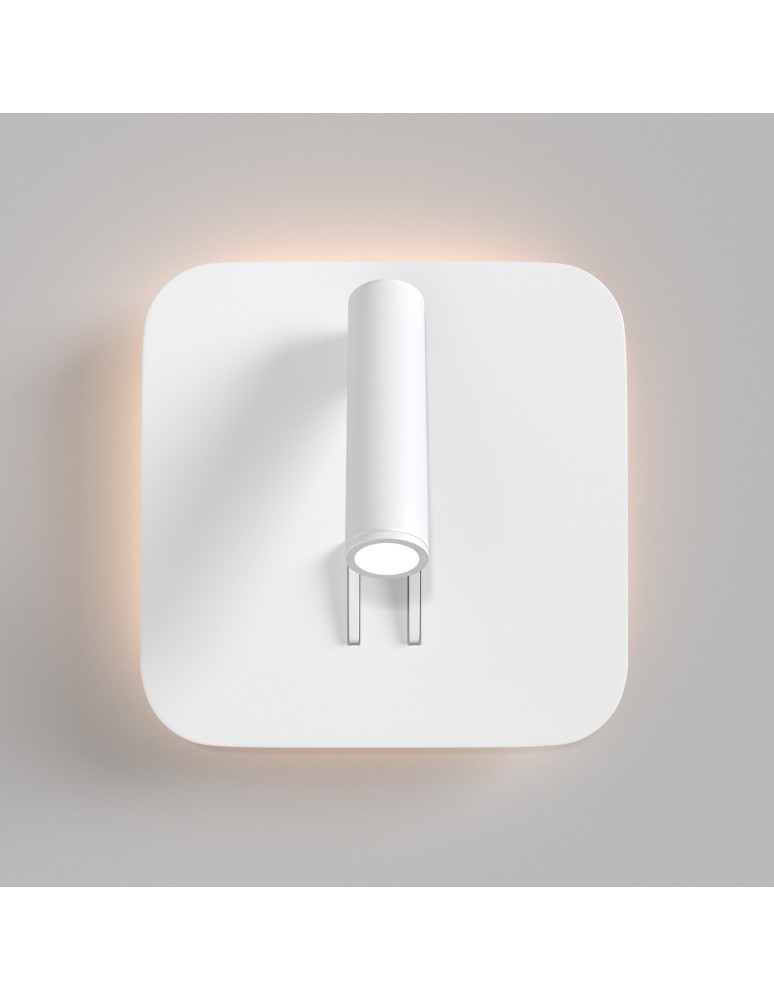 Maytoni Ios 176 Kinkiet/Ścienna z Włącznikiem Do Czytania LED 9W 550lm 3000K Biały C175-WL-01-6W-W