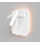 Maytoni Ios 176 Kinkiet/Ścienna z Włącznikiem Do Czytania LED 9W 550lm 3000K Biały C175-WL-01-6W-W