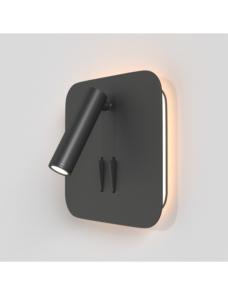 Wall lamps - Maytoni Ios 176 Wall lamp/wall switch with LED reading switch 9W 550lm 3000K Black C175-WL-01-6W-B - product kolory-swiatla.pl 5