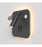 Maytoni Ios 176 Kinkiet/Ścienna z Włącznikiem Do Czytania LED 9W 550lm 3000K Black C175-WL-01-6W-B