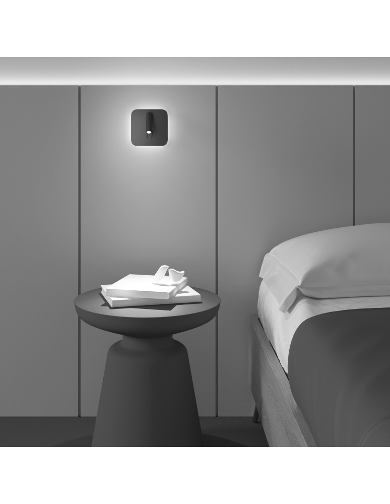 Wall lamps - Maytoni Ios 176 Wall lamp/wall switch with LED reading switch 9W 550lm 3000K Black C175-WL-01-6W-B - product kolory-swiatla.pl 8