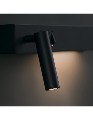 Maytoni Comodo Kinkiet/Ścienna z Włącznikiem Do Czytania LED 8W 500lm 3000K Black C031WL-L8B3K - produkt 2