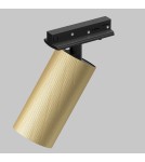 Lamps for 1 phase busbars - Maytoni Artisan UNITY Single-Circuit Rail Spotlight 1xGU10 12W Black, Gold Matte TR089-1-GU10-BMG - product 5
