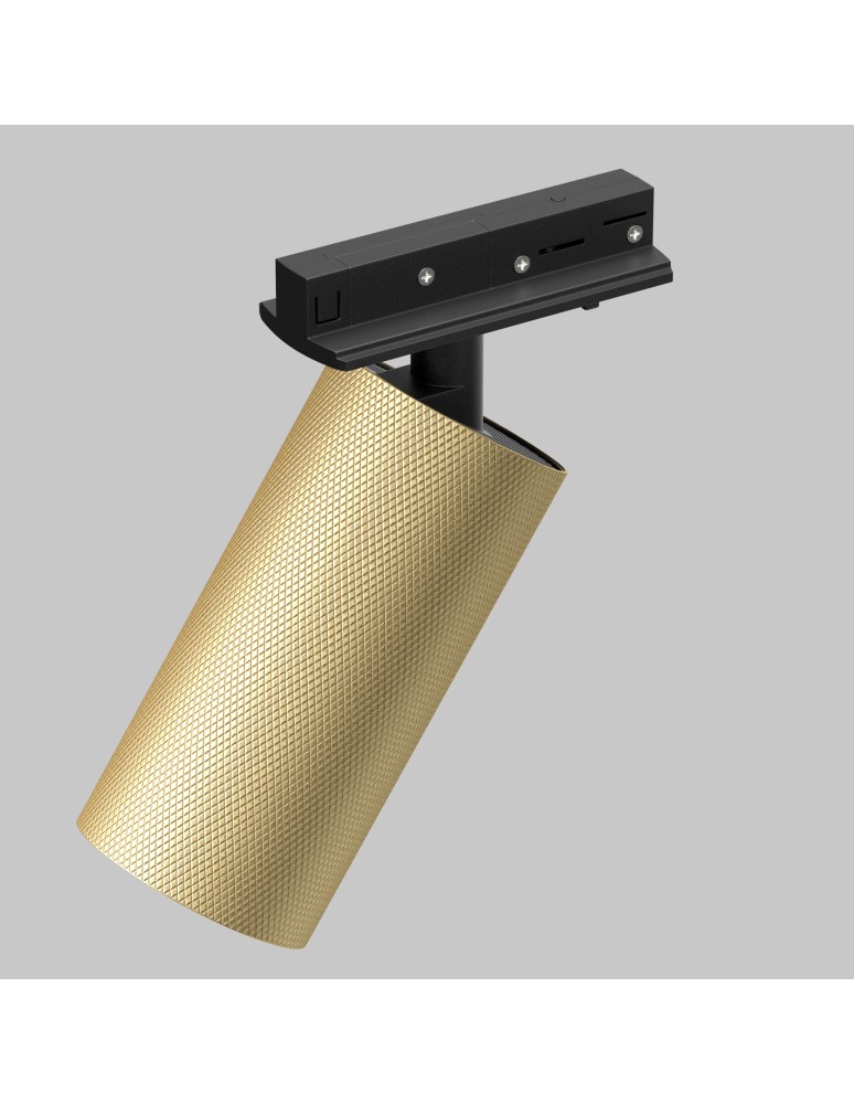 Lamps for 1 phase busbars - Maytoni Artisan UNITY Single-Circuit Rail Spotlight 1xGU10 12W Black, Gold Matte TR089-1-GU10-BMG - product kolory-swiatla.pl 5