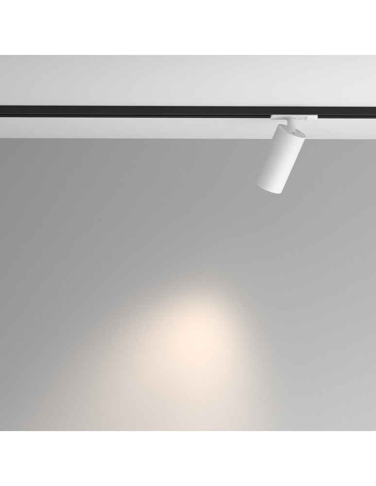 Lamps for 1 phase busbars - Maytoni Artisan UNITY Single-Circuit Rail Spotlight 1xGU10 12W White TR089-1-GU10-WW - product kolory-swiatla.pl 3