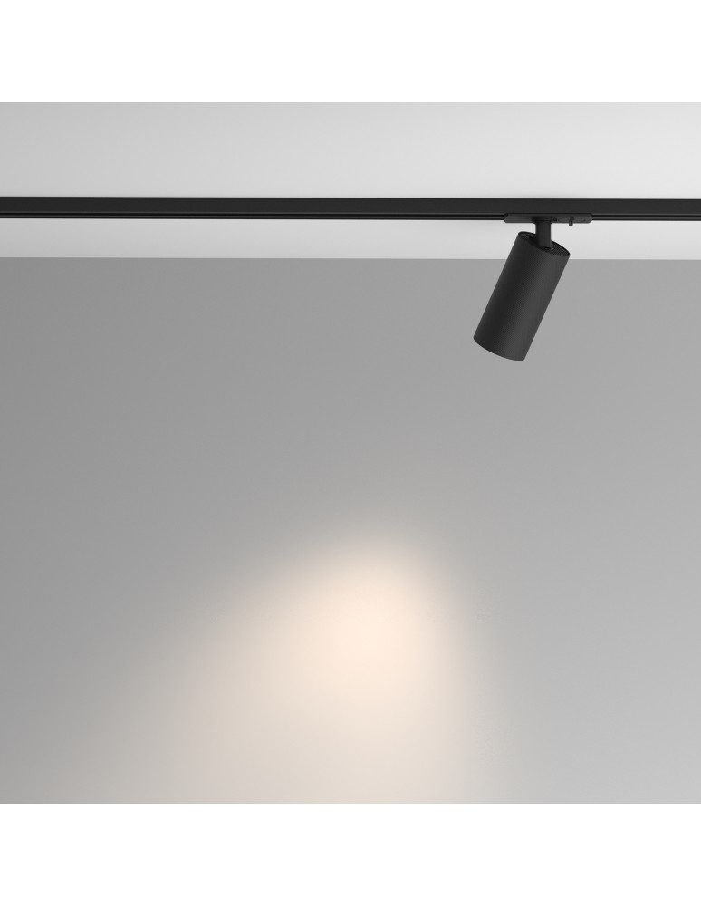 Lamps for 1 phase busbars - Maytoni Artisan UNITY Single-Circuit Rail Spotlight 1xGU10 12W Black TR089-1-GU10-BB - product kolory-swiatla.pl 4