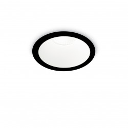 Ideal Lux GAME ROUND Czarny Biały Czarny/Biały Wpust LED 10W 720lm 3000K 192338