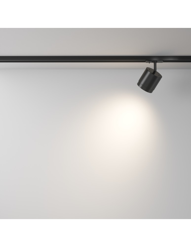 Lamps for 1 phase busbars - Maytoni Polar Spotlight for UNITY Single-Circuit Rail 1xGX53 15W Black TR088-1-GX53-B - product kolory-swiatla.pl 4