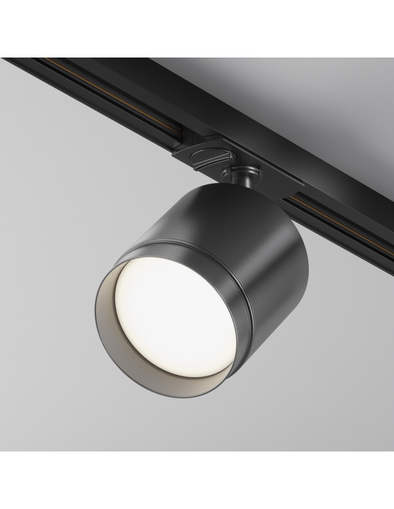 Lamps for 1 phase busbars - Maytoni Polar Spotlight for UNITY Single-Circuit Rail 1xGX53 15W Black TR088-1-GX53-B - product kolory-swiatla.pl 5