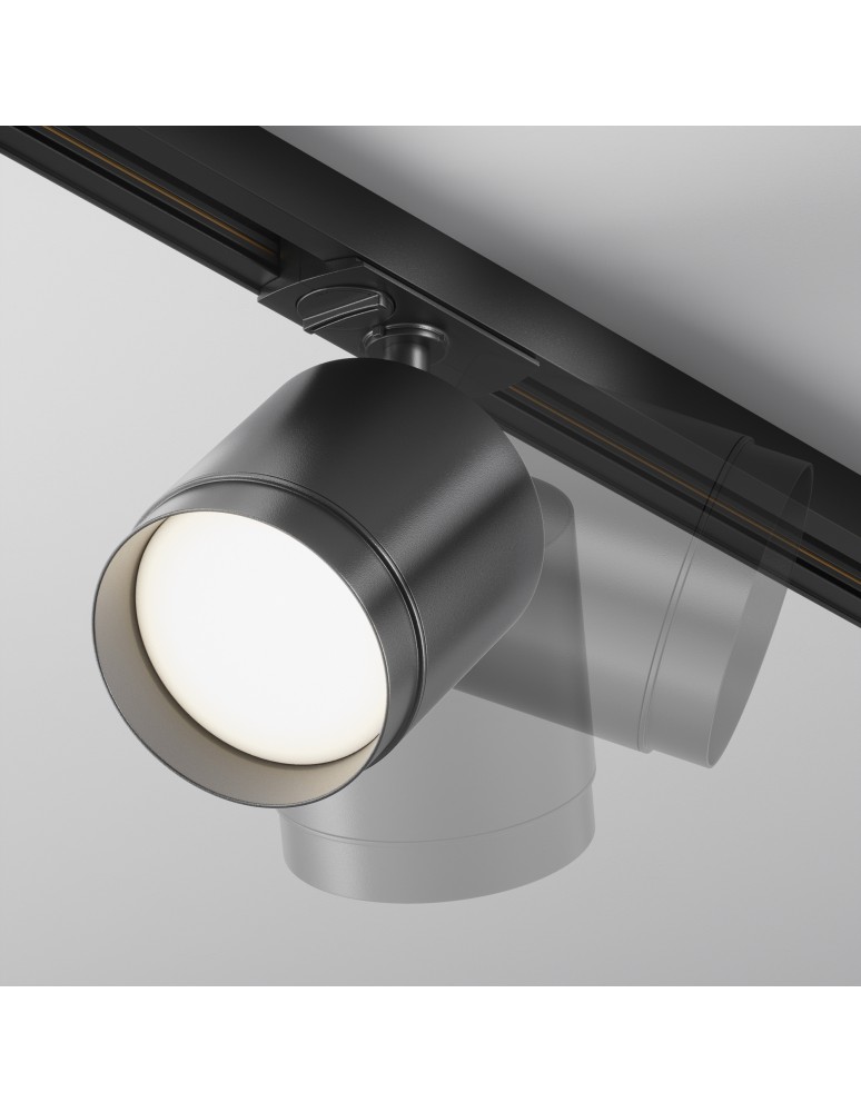 Lamps for 1 phase busbars - Maytoni Polar Spotlight for UNITY Single-Circuit Rail 1xGX53 15W Black TR088-1-GX53-B - product kolory-swiatla.pl 7
