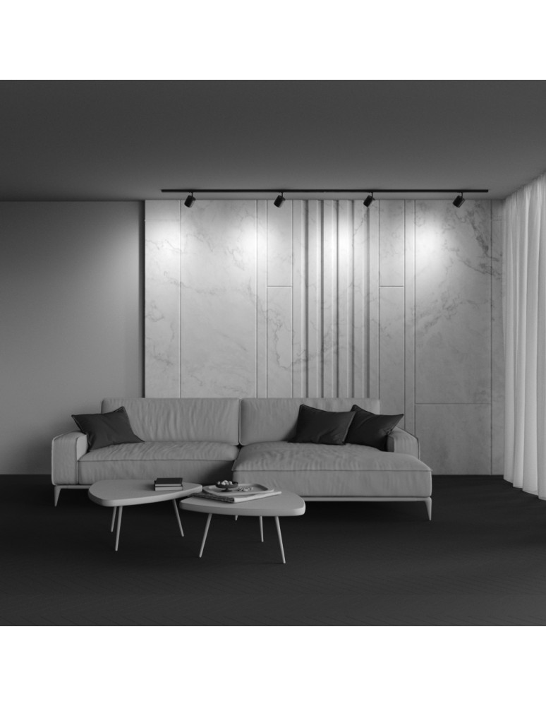 Lamps for 1 phase busbars - Maytoni Polar Spotlight for UNITY Single-Circuit Rail 1xGX53 15W Black TR088-1-GX53-B - product kolory-swiatla.pl 8