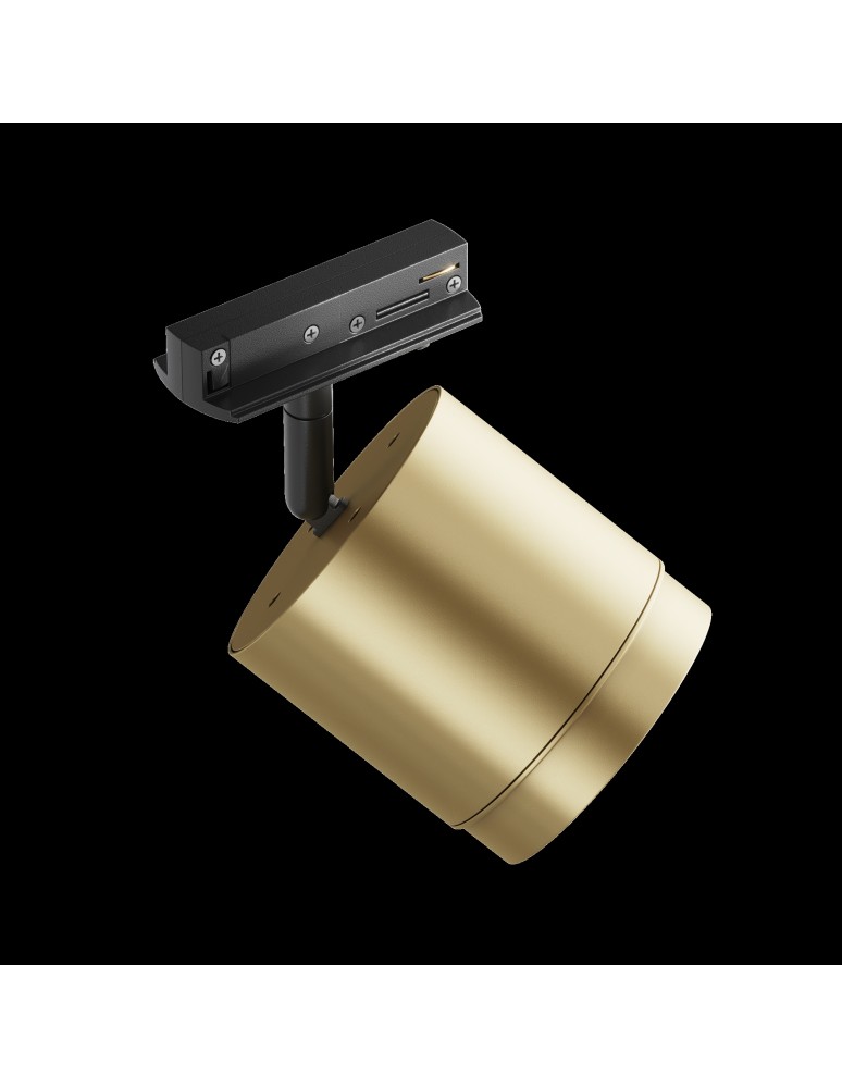 Lamps for 1 phase busbars - Maytoni Polar Spotlight for UNITY Single-Circuit Bus 1xGX53 15W Black, Gold Mat TR088-1-GX53-MG - product kolory-swiatla.pl 6