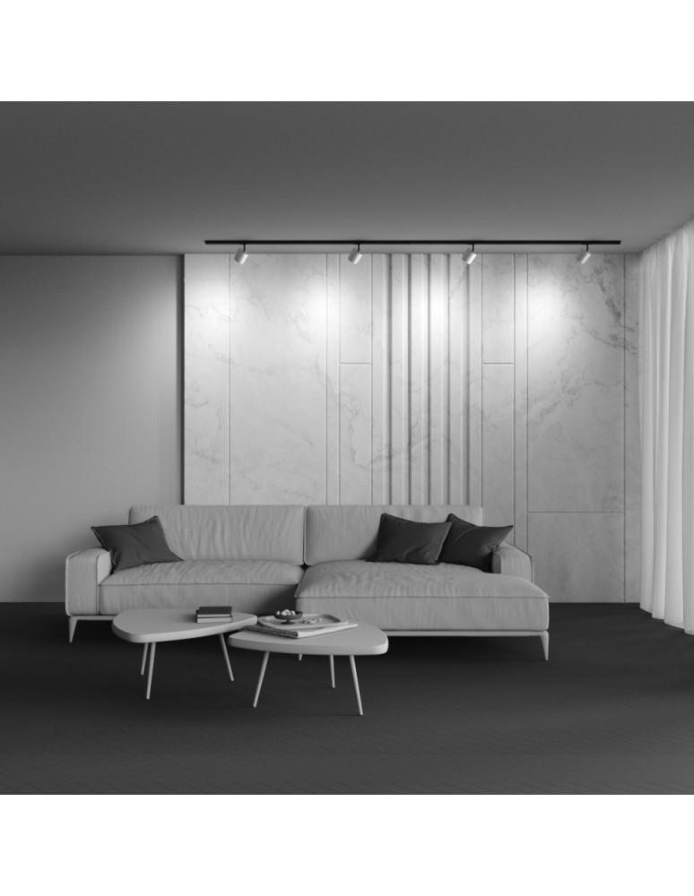 Lamps for 1 phase busbars - Maytoni Polar Spotlight for UNITY Single-Circuit Bus 1xGX53 15W Black, Gold Mat TR088-1-GX53-MG - product kolory-swiatla.pl 8