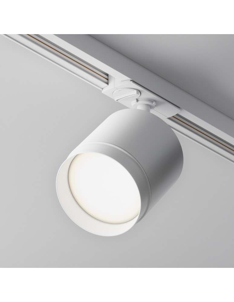 Lamps for 1 phase busbars - Maytoni Polar Spotlight for UNITY Single Circuit Bus 1xGX53 15W White TR088-1-GX53-W. - product kolory-swiatla.pl 5
