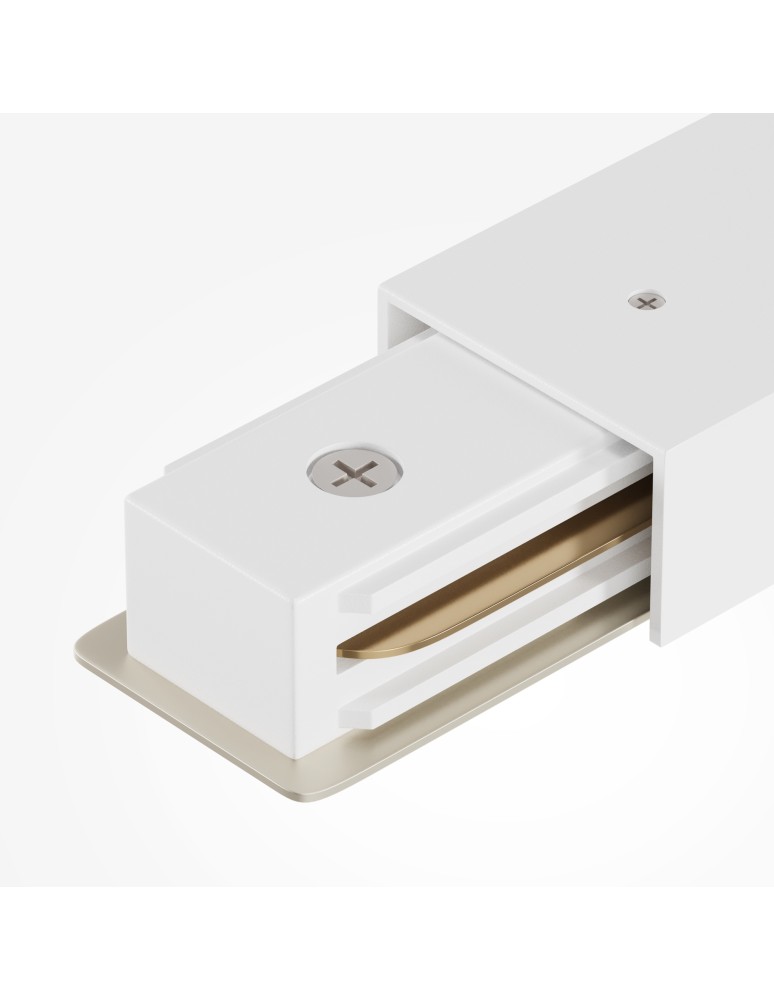 Accessories for 1 phase busbars - Maytoni UNITY Surface Mounted Single Circuit Rail Accessories White TRA001CB-11W - product kolory-swiatla.pl 2
