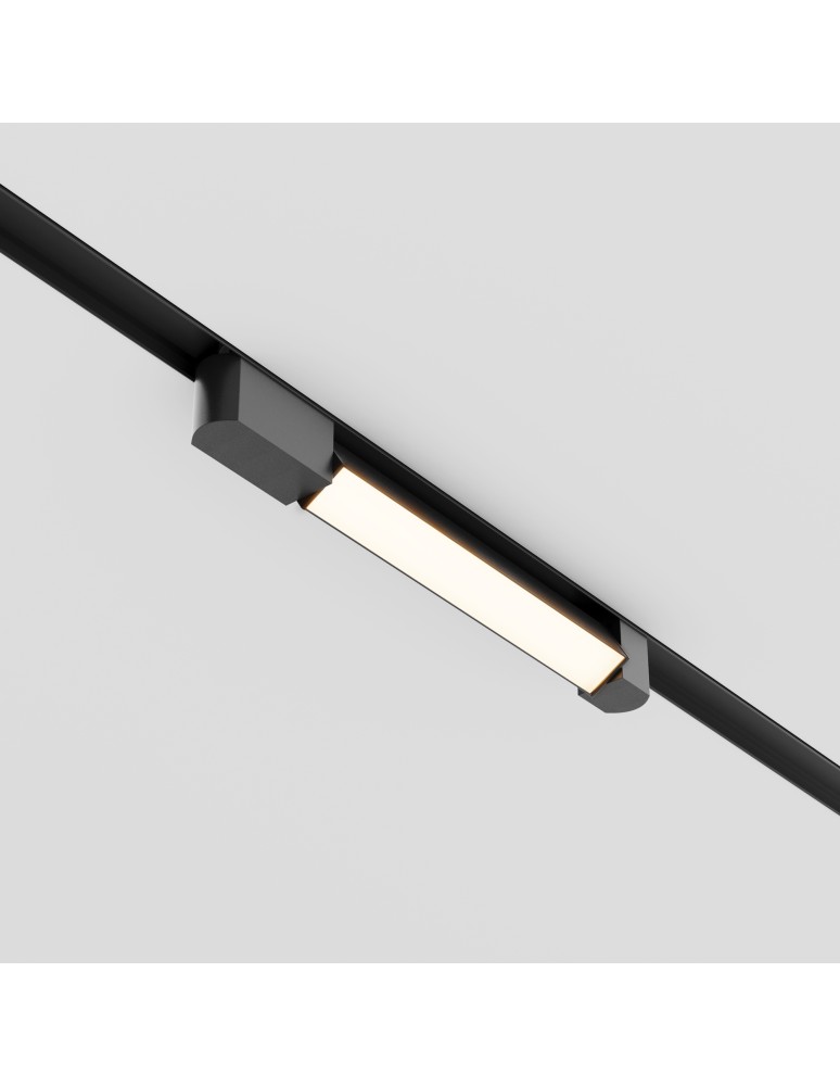 Lamps for 1 phase busbars - Maytoni Basis Rot UNITY LED single circuit bus lamp 12W 780lm 3000K Black TR104-1-12W3K-B-DE. - product kolory-swiatla.pl 4