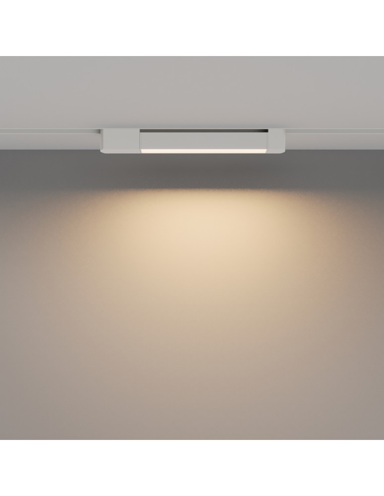 Lamps for 1 phase busbars - Maytoni Basis Rot UNITY LED single circuit bus lamp 12W 780lm 3000K White TR104-1-12W3K-W-DE. - product kolory-swiatla.pl 3