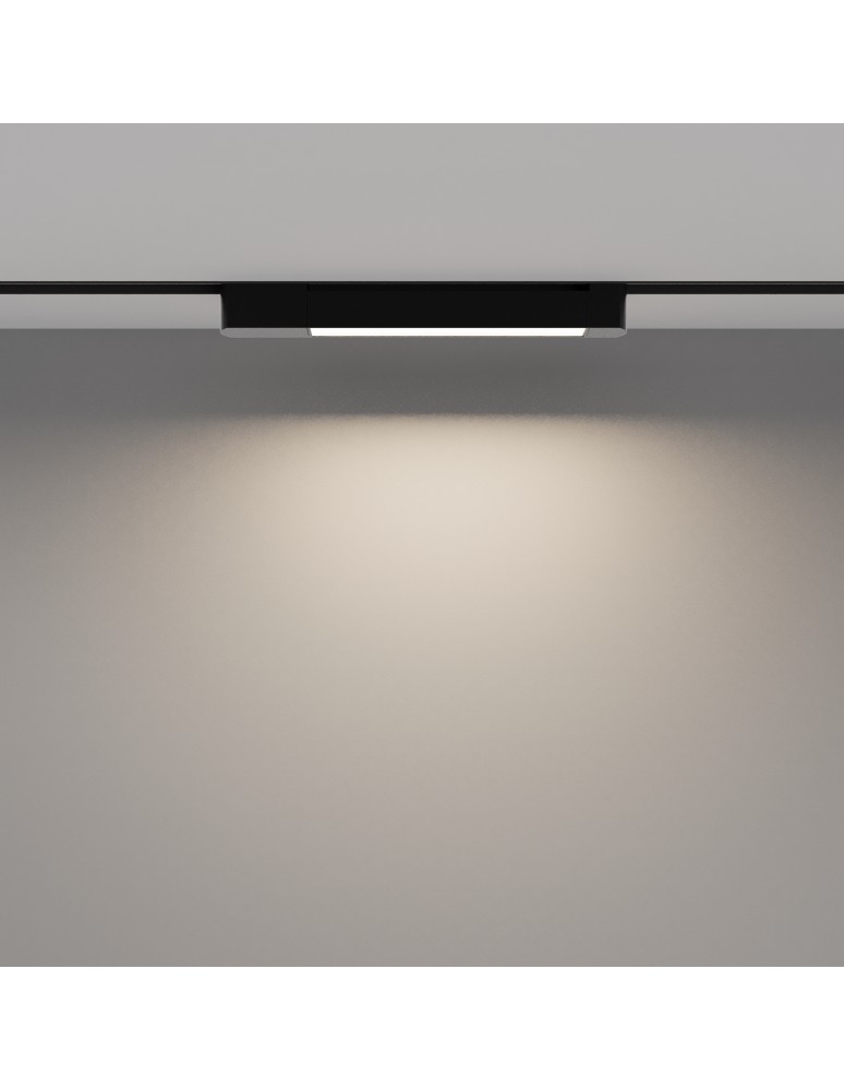 Lamps for 1 phase busbars - Maytoni Basis Rot UNITY LED single circuit bus lamp 12W 980lm 4000K Black TR104-1-12W4K-B-DE. - product kolory-swiatla.pl 3