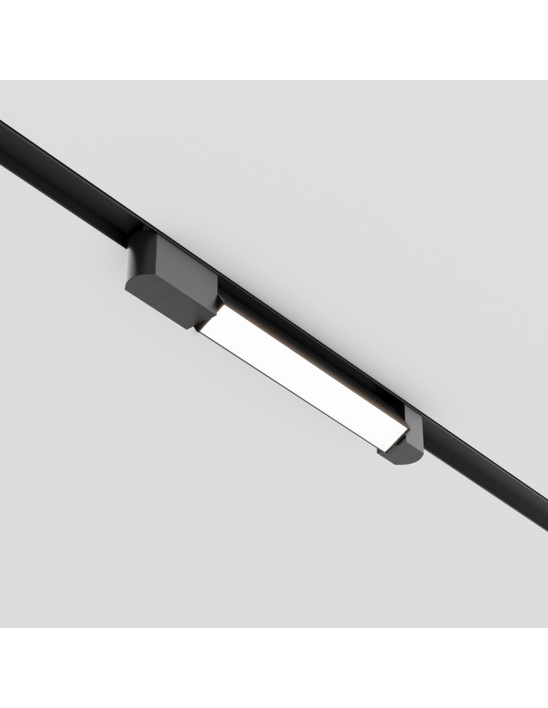 Lamps for 1 phase busbars - Maytoni Basis Rot UNITY LED single circuit bus lamp 12W 980lm 4000K Black TR104-1-12W4K-B-DE. - product kolory-swiatla.pl 4