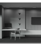 Lamps for 1 phase busbars - Maytoni Basis Rot UNITY LED single circuit bus lamp 12W 980lm 4000K White TR104-1-12W4K-W-DE. - product 7