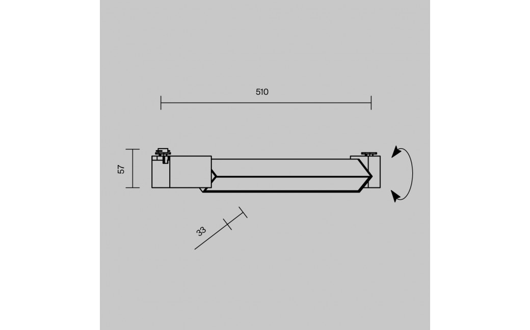 Maytoni Basis Rot Lampa do Szyny Jednoobwodowej UNITY LED 24W 1540lm 3000K Biały TR104-1-24W3K-W-DE