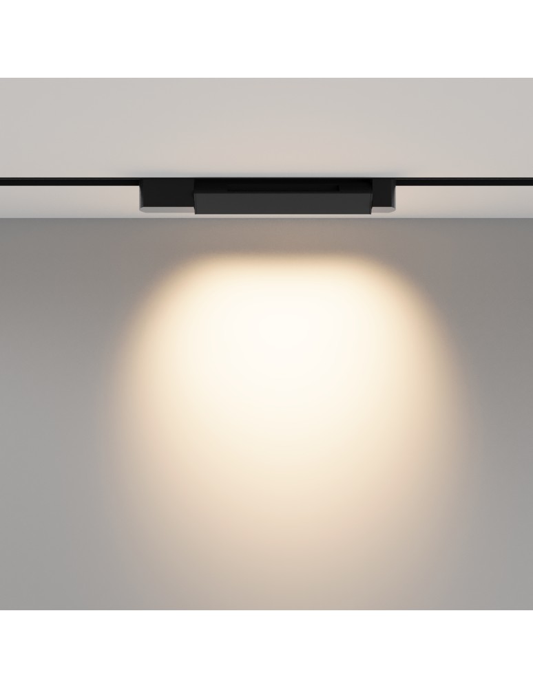Lamps for 1 phase busbars - Maytoni Points Rot Lamp for UNITY LED Single Circuit Rail 10W 620lm 3000K Black TR010-1-10W3K-M-B-DE. - product kolory-swiatla.pl 3