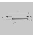 Lamps for 1 phase busbars - Maytoni Points Rot Lamp for UNITY LED Single Circuit Rail 22W 1130lm 3000K Black TR010-1-22W3K-M-B-DE - product 6