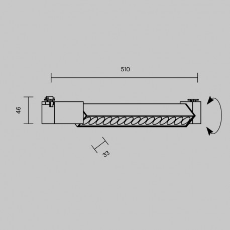 Maytoni Points Rot Lampa do Szyny Jednoobwodowej UNITY LED 22W 1130lm 3000K Biały TR010-1-22W3K-M-W-DE