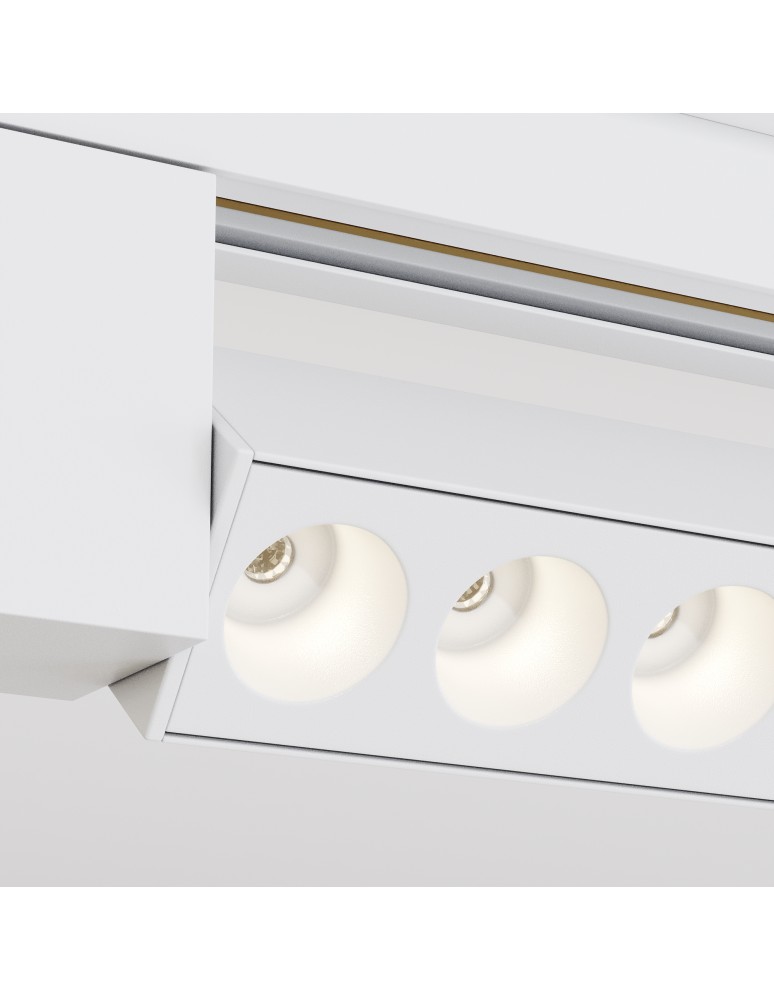 Lamps for 1 phase busbars - Maytoni Points Rot UNITY LED single circuit bus lamp 10W 750lm 3000K White TR010-1-10W3K-M-W. - product kolory-swiatla.pl 3
