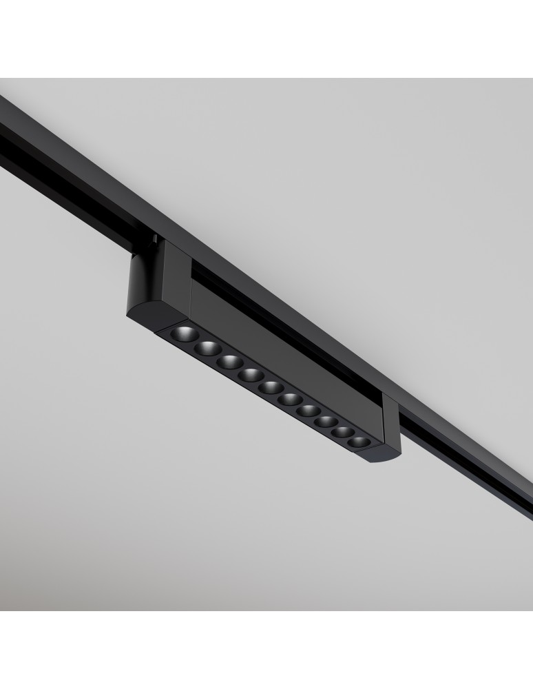Lamps for 1 phase busbars - Maytoni Points Rot Single Circuit Bus Lamp UNITY LED 10W 750lm 4000K Black TR010-1-10W4K-M-B. - product kolory-swiatla.pl 1