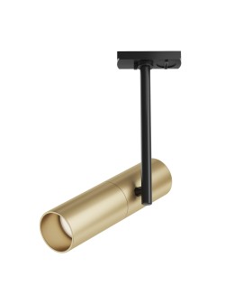Maytoni Elti Reflektor do Szyny Jednoobwodowej UNITY 1xGU10 10W Czarny, Złoty TR005-1-GU10-BG