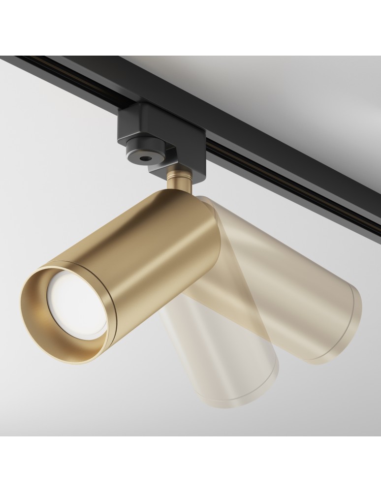 Lamps for 1 phase busbars - Maytoni Focus Spotlight for UNITY Single-Circuit Rail 1xGU10 10W Gold Matte TR004-1-GU10-MG - product kolory-swiatla.pl 5