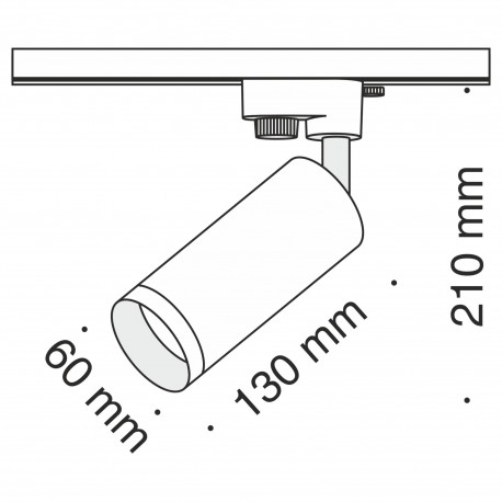 Maytoni Focus Reflektor do Szyny Jednoobwodowej UNITY 1xGU10 10W Złoty Mat TR004-1-GU10-MG