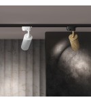 Lamps for 1 phase busbars - Maytoni Focus Design UNITY 1xGU10 10W Gold TR011-1-GU10-G Single Circuit Rail Spotlight. - product 2