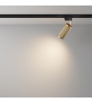 Lamps for 1 phase busbars - Maytoni Focus Design UNITY 1xGU10 10W Gold TR011-1-GU10-G Single Circuit Rail Spotlight. - product 4