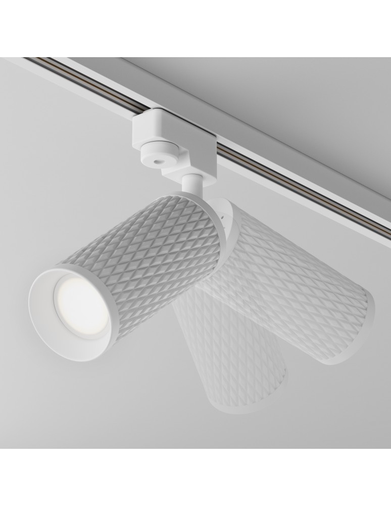 Lamps for 1 phase busbars - Maytoni Focus Design UNITY Single Circuit Rail Spotlight 1xGU10 10W White TR011-1-GU10-W. - product kolory-swiatla.pl 7