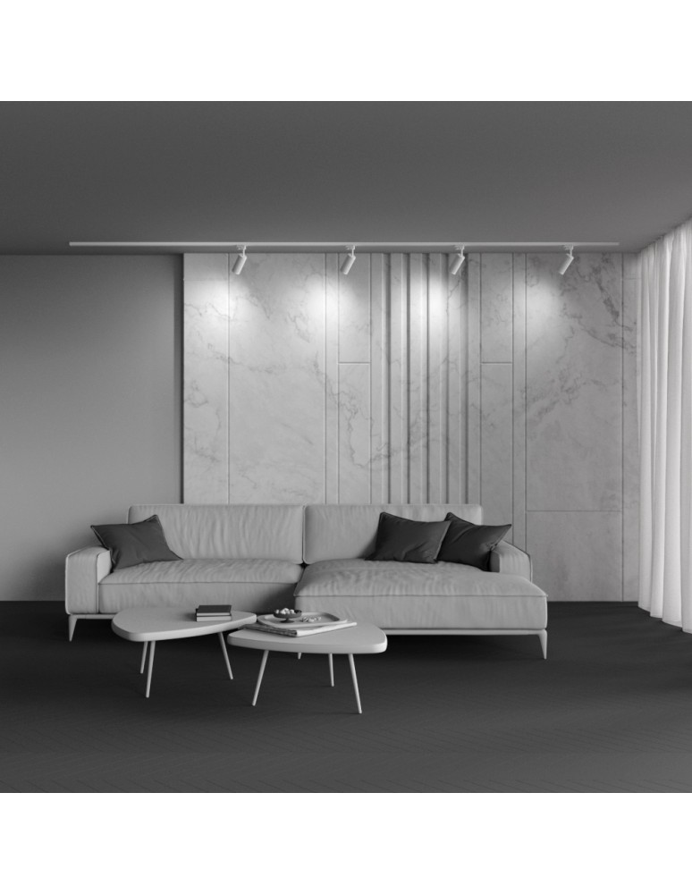 Lamps for 1 phase busbars - Maytoni Focus Design UNITY Single Circuit Rail Spotlight 1xGU10 10W White TR011-1-GU10-W. - product kolory-swiatla.pl 8