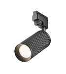 Lamps for 1 phase busbars - Maytoni Focus Design UNITY 1xGU10 10W Black TR011-1-GU10-B Single Circuit Rail Spotlight. - product 1