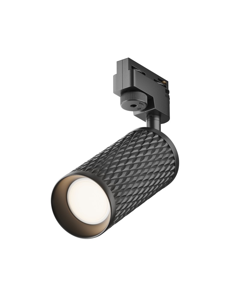 Lamps for 1 phase busbars - Maytoni Focus Design UNITY 1xGU10 10W Black TR011-1-GU10-B Single Circuit Rail Spotlight. - product kolory-swiatla.pl 1